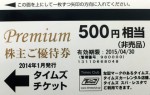 パーク24（タイムズチケット）500円