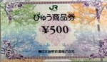 JRびゅう商品券 500円券