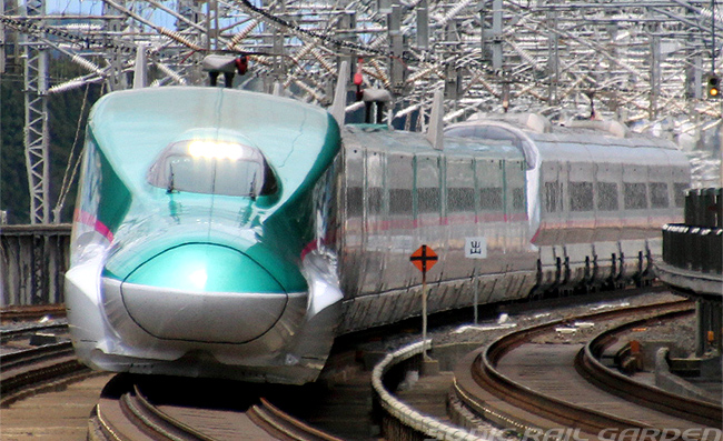 東北新幹線はやぶさ Photo: http://sonicrailgarden.sakura.ne.jp/