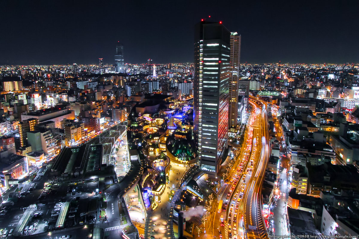 大阪の夜景 Photo: http://blog.osakanight.com/