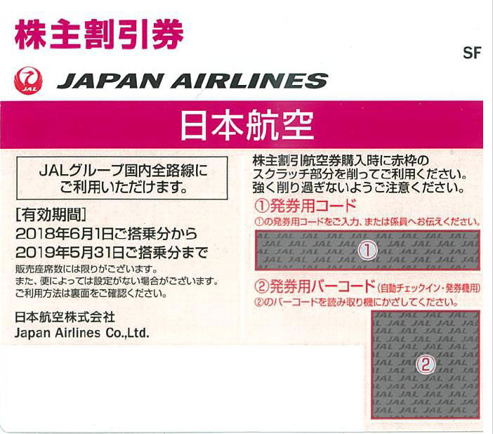 JAL株主優待券(日本航空)の買取ならチケットレンジャー