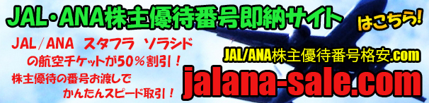 JAL(日本航空)株主優待券の購入（通信販売）ならチケットレンジャー