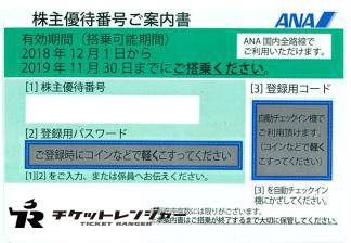 株主優待 半額航空チケット 6枚