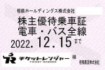 相模鉄道（相鉄）株主優待（定期型）電車・バス全線 2022年12月15日期限