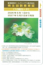 阪急阪神ホールディングス（阪急阪神HD）株主優待乗車証 10回カード 2027年5月31日期限